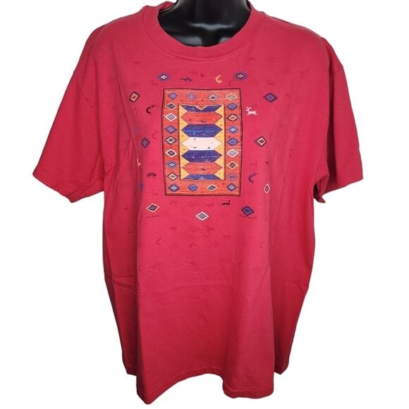 Nancy Lenches "Story Blanket" Vintage 1995 t-shirt Large - Picture 1 of 7